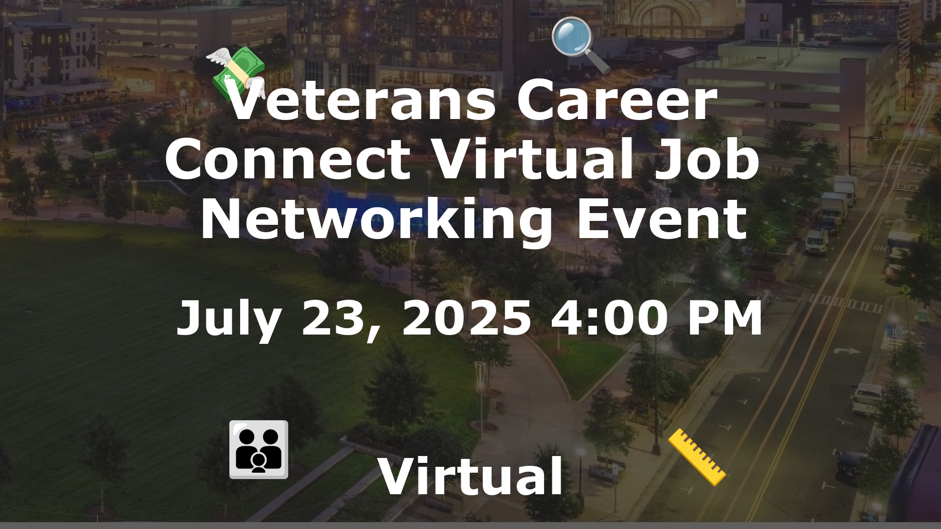 Veterans Career Connect Virtual Job  Networking Event event image